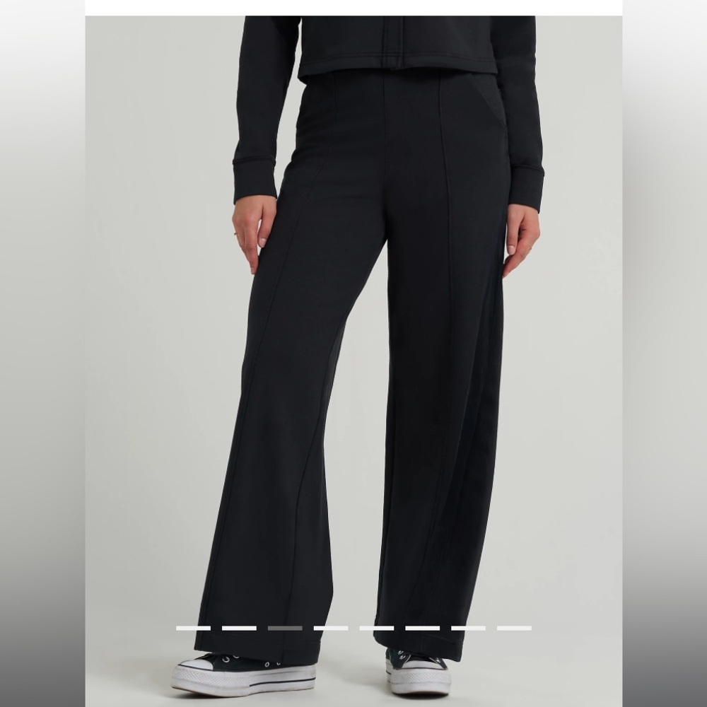 Lee Workwear wide leg pull on knit pants XL long
